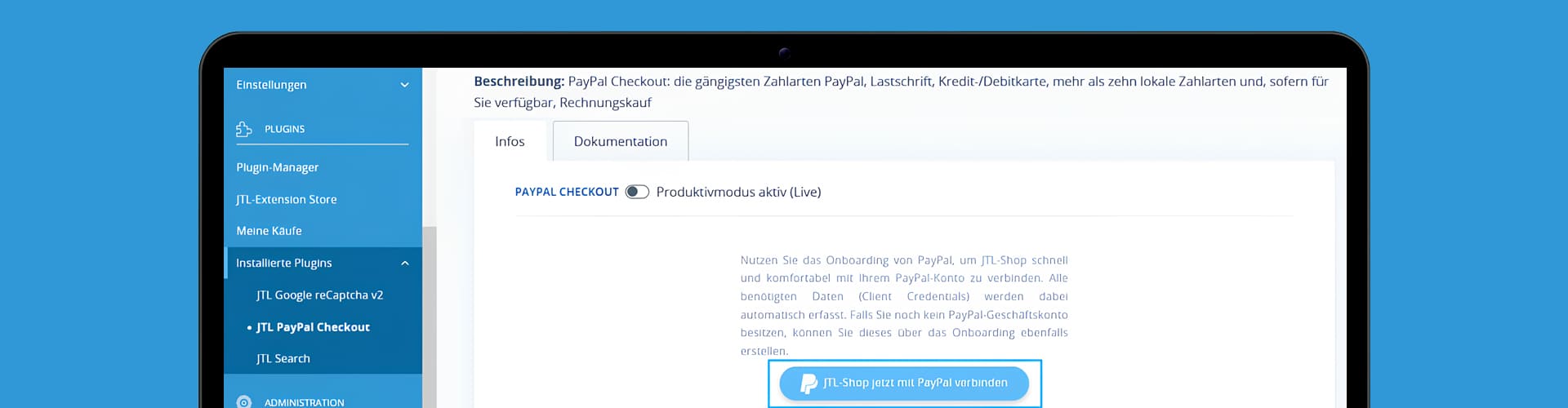 JTL Shop Zahlungsanbindung - Zahlungsintegration-Optionen Integration von Zahlungsmethoden in JTL Shop Zahlungsanbindung