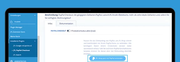 Integration von Zahlungsmethoden in JTL Shop Zahlungsanbindung